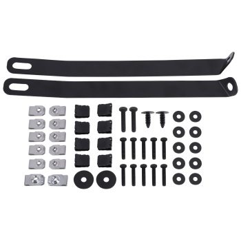 4x Black Splash Guards Mud Flaps W/ Hardware compatible for Ford F-150 F150 F150 2021-2024