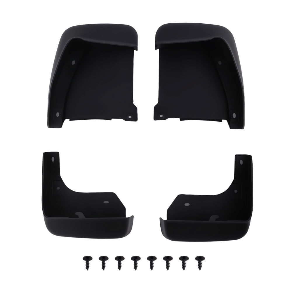 4PC Mud Flaps Kit compatible for Honda Accord Sedan 2003-07 08P08SDA100 Black Plastic