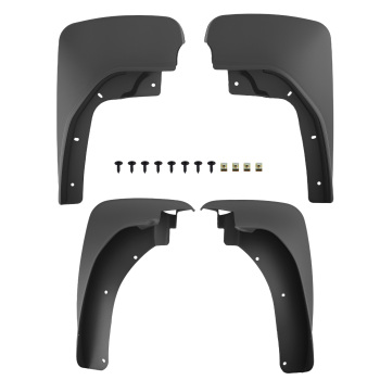 4pc Black Splash Guards compatible for Ford Explorer Limited/XLT 2011-2018 Full Kit