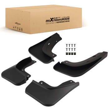 4PCS Mud Flaps Splash Guards compatible for Jeep Grand Cherokee 2021-24 FrontRear Black