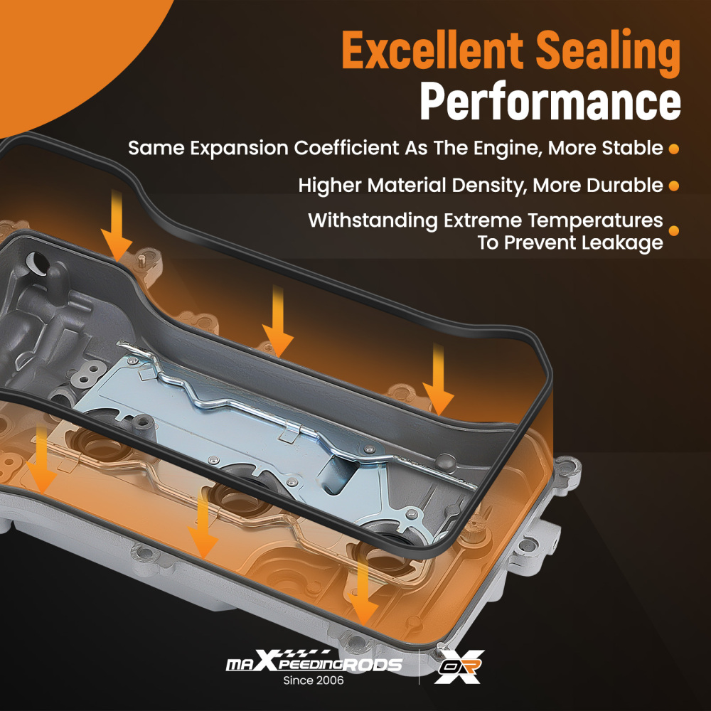 Aluminum Valve Cover compatible for Toyota 2006-2012 compatible for RAV4 and 2007-2017 compatible for Camry