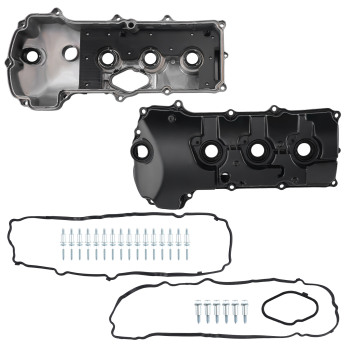 2x Engine Valve Cover compatible for Ford Explorer Taurus 2014-19 Flex 3.5L FG1Z-6582-E