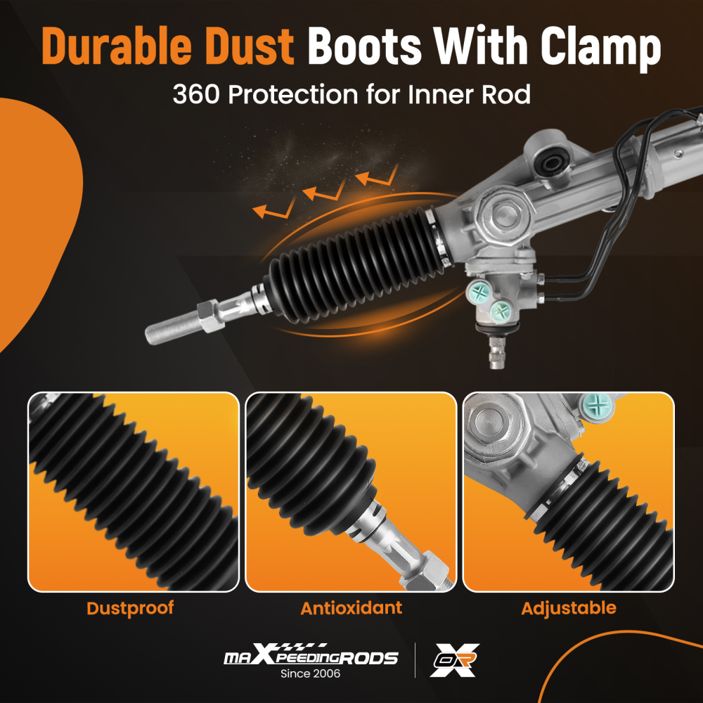 Power Steering Rack Pinion Assembly compatible for Toyota Land Cruiser V8 4.7L 1998-2002