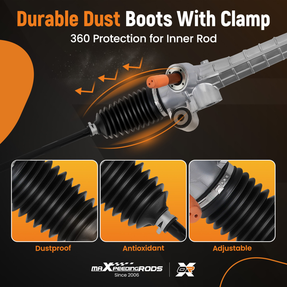 Electronic Power Steering RackPinion Outer Tie Rods compatible for Malibu Aura G6 04-12