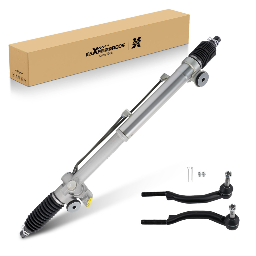 Power Steering RackPinion + Outer Tie Rods compatible for Chevy Trailblazer compatible for Gmc Envoy