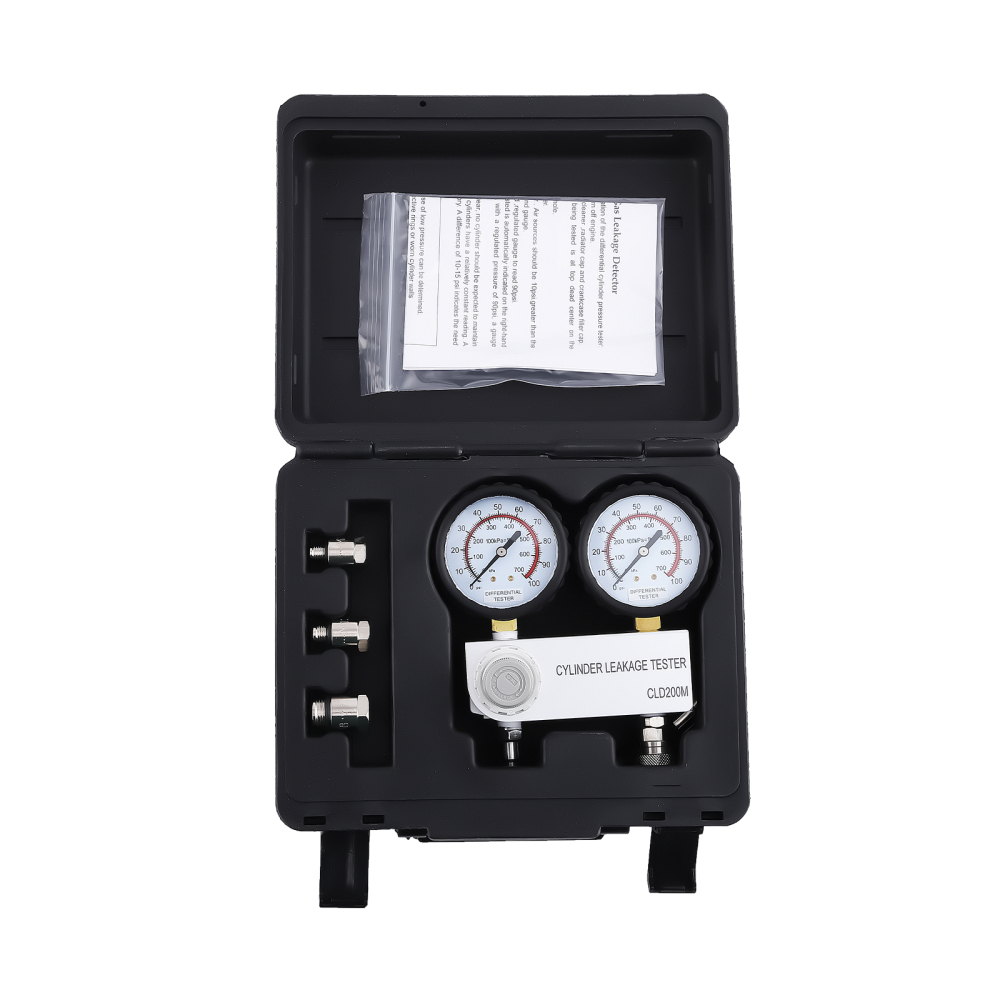 Engine Compression Leakage Leakdown Detector Cylinder Leak Tester Tool Kit Set