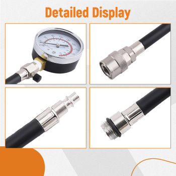 Engine Cylinder Compression Gauge Tester Kit Gas Engine Diagnostic Testing Tool