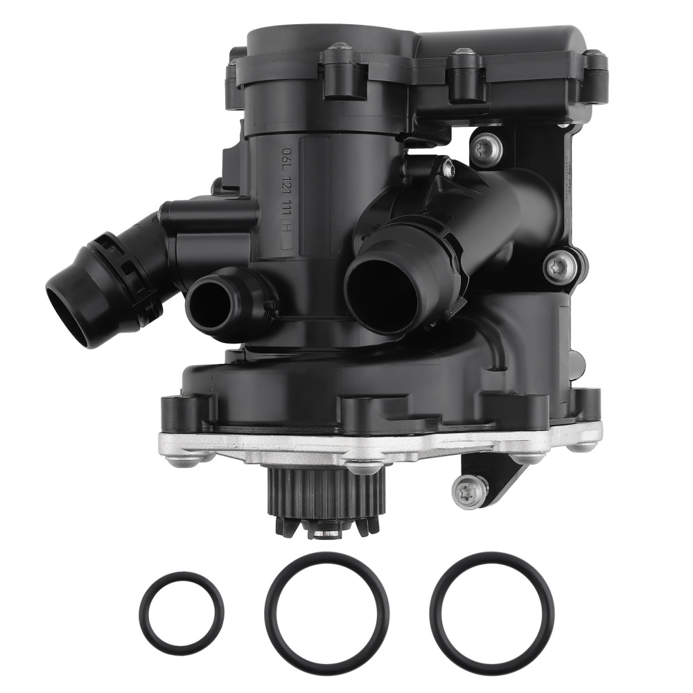 Water Pump Thermostat Housing compatible for VW Beetle 2016-2018 EA888 MK3 06L121111