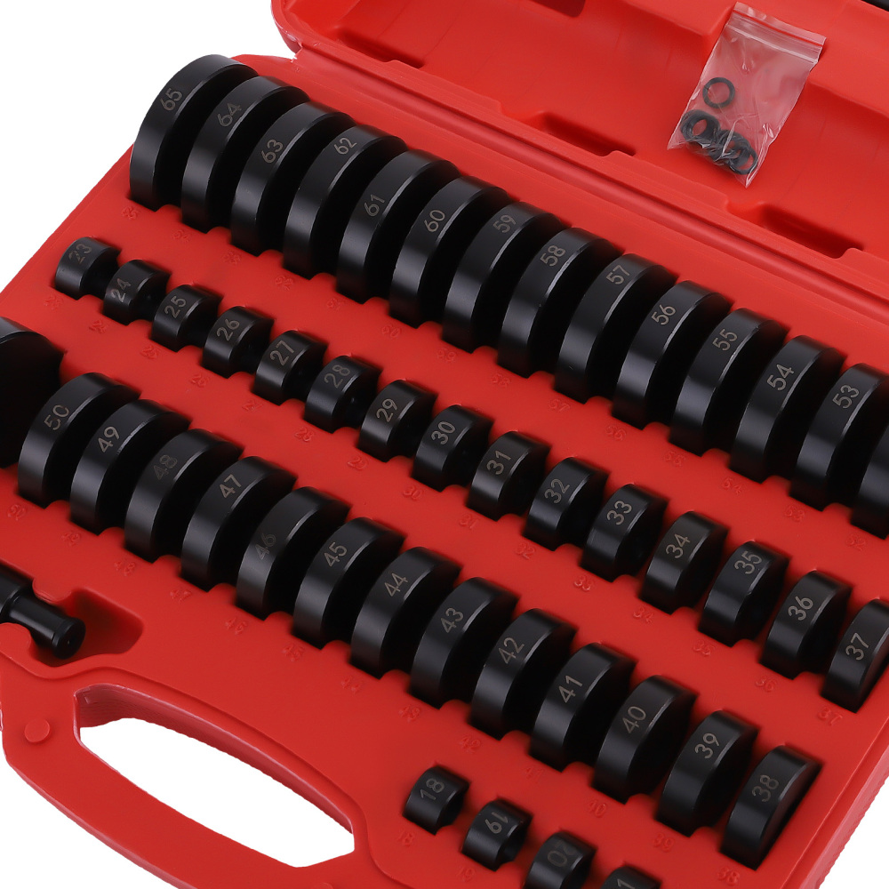 52pcs Bushing Seal Driver Bush Bearing Press Tool Kit Set Race Remover Pulle