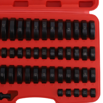52pcs Bushing Seal Driver Bush Bearing Press Tool Kit Set Race Remover Pulle