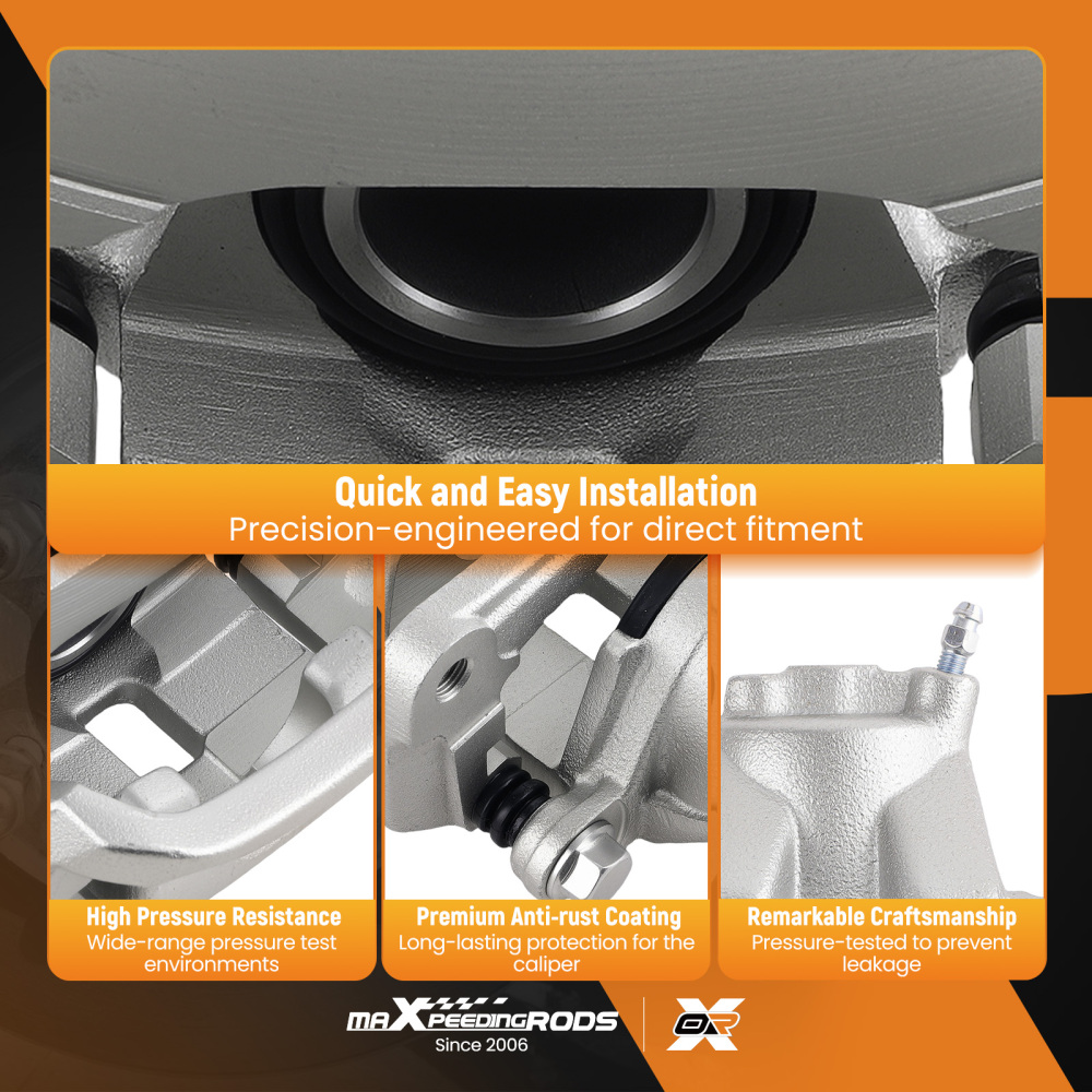 Rear Disc Brake Caliper compatible for Toyota Tundra 2007-17 compatible for Sequoia 08-17 19B3277 19B3276