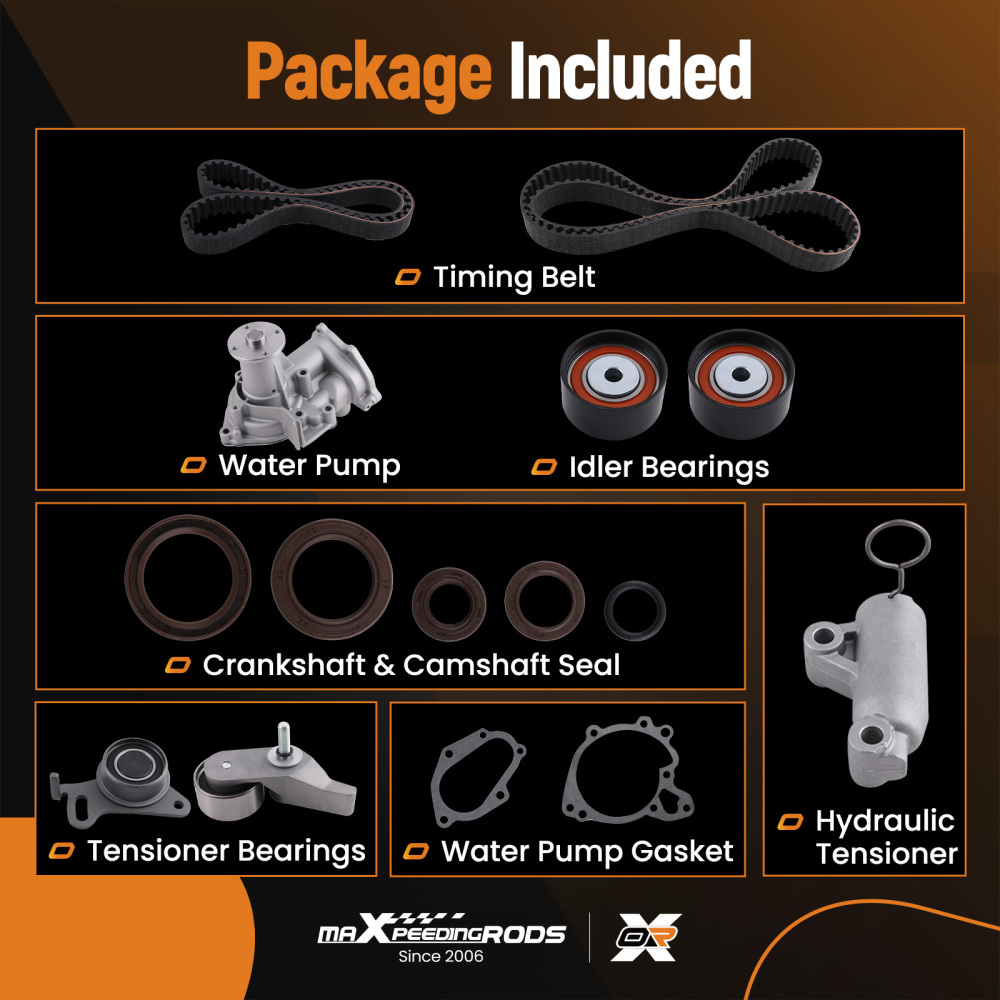 Timing Belt KitHATWP compatible for Mitsubishi Challenger PB PC Triton ML MN 2.5L