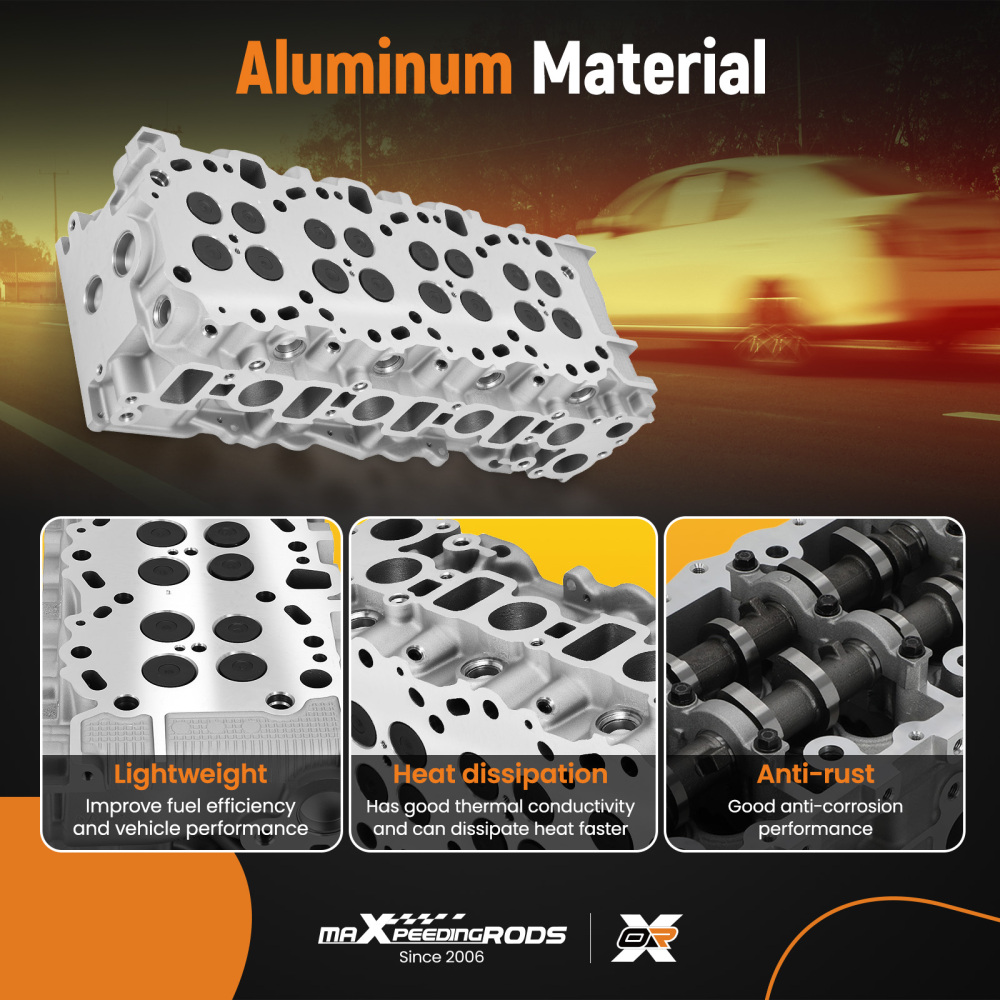 Assembled Cylinder Head compatible for Toyota HiAce Hilux compatible for LandCruiser 1KD-FTV 1110130050