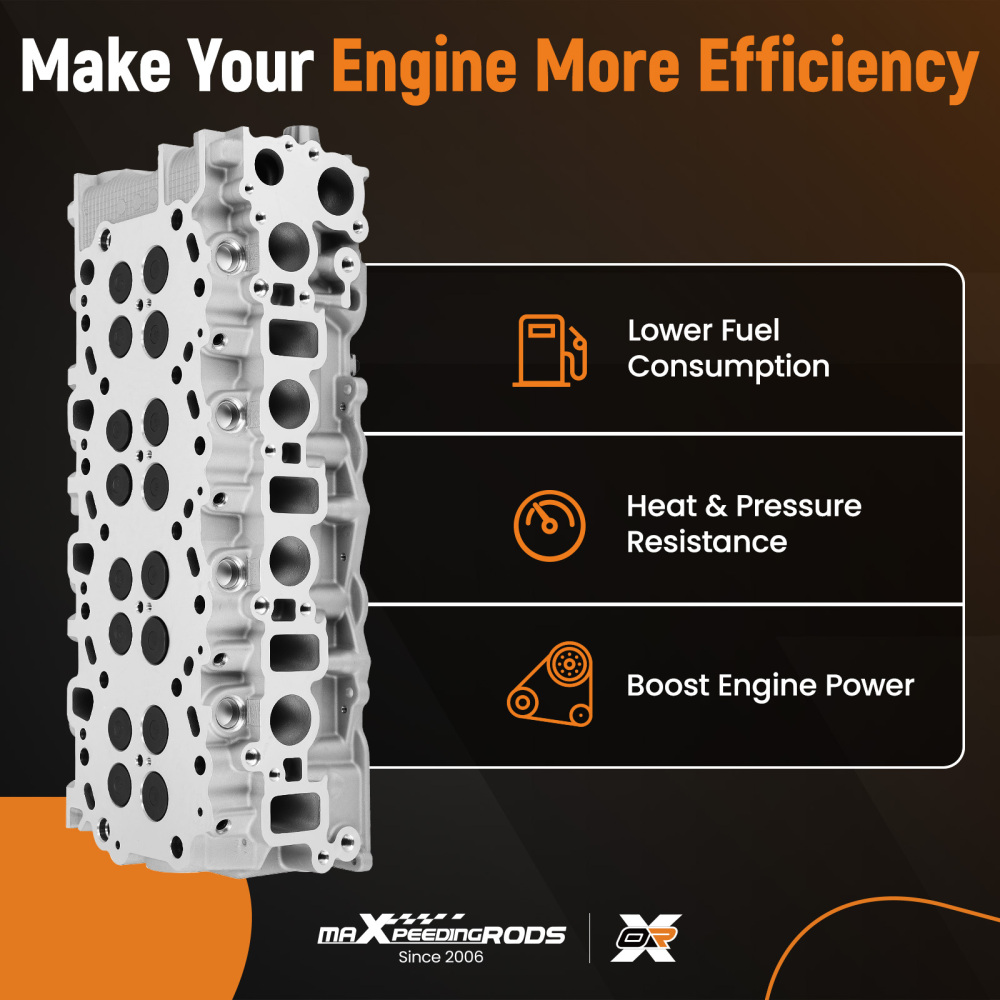 Assembled Cylinder Head compatible for Toyota HiAce Hilux compatible for LandCruiser 1KD-FTV 1110130050