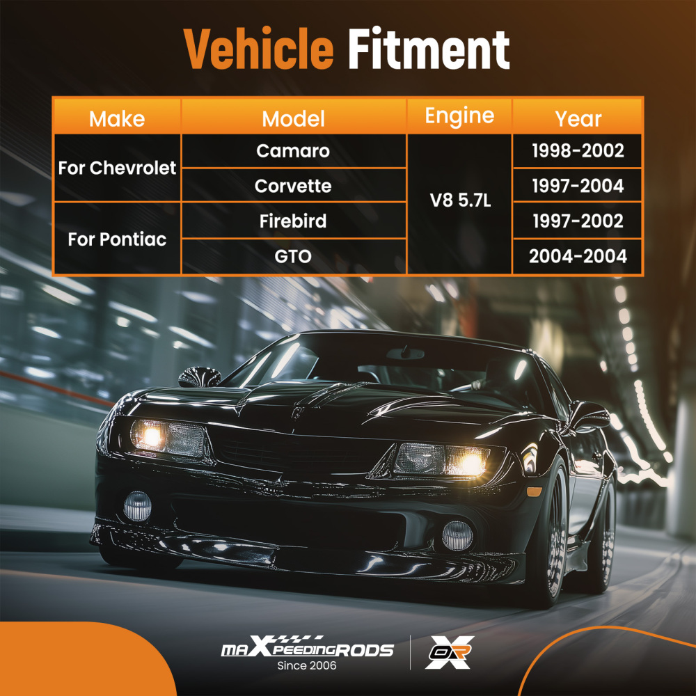 Engine Cam Camshaft for LS Sloppy Stage 2 5.3L 6.0L 1997-2007 3-Bolt E1840P 286°