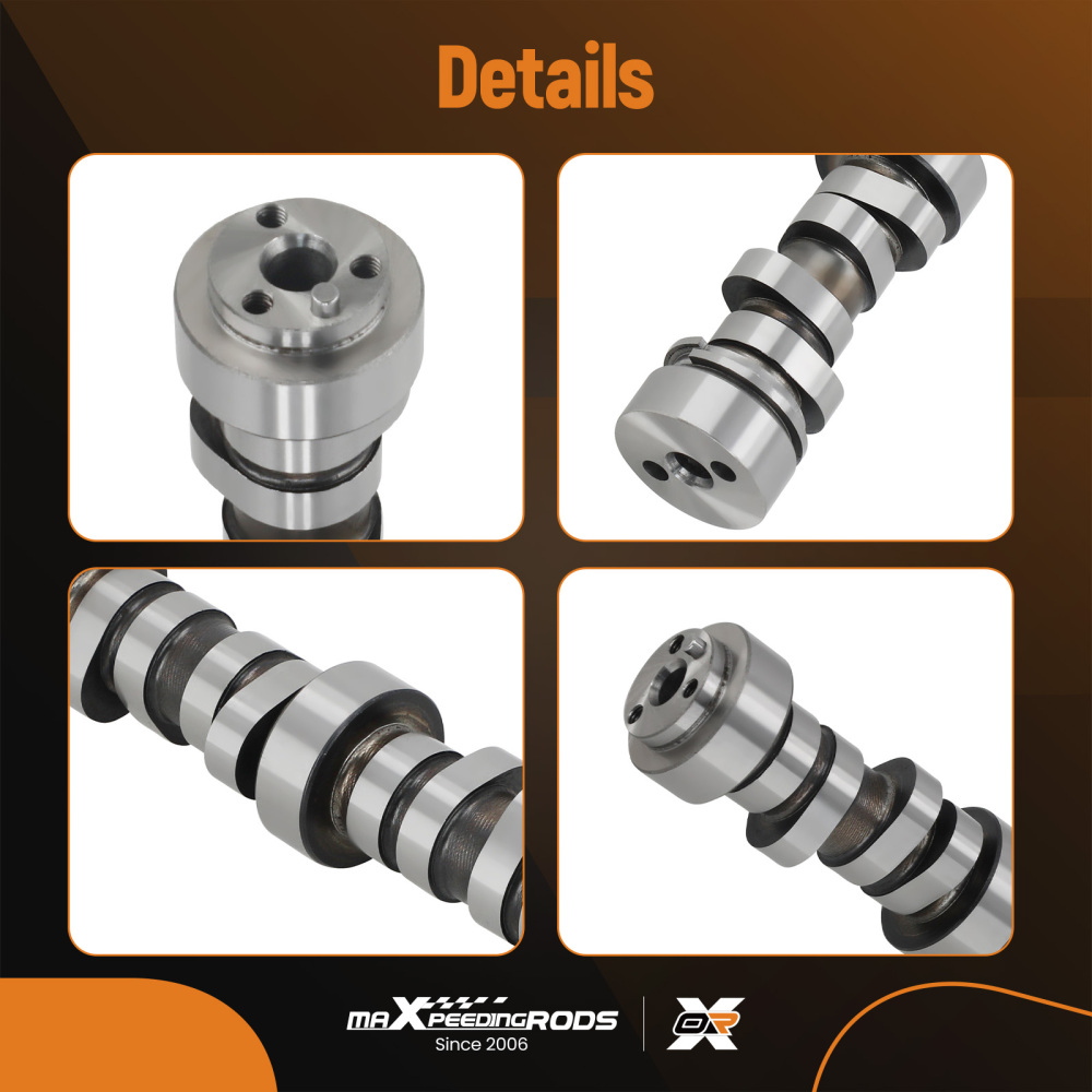 Engine Cam Camshaft for LS Sloppy Stage 2 5.3L 6.0L 1997-2007 3-Bolt E1840P 286°