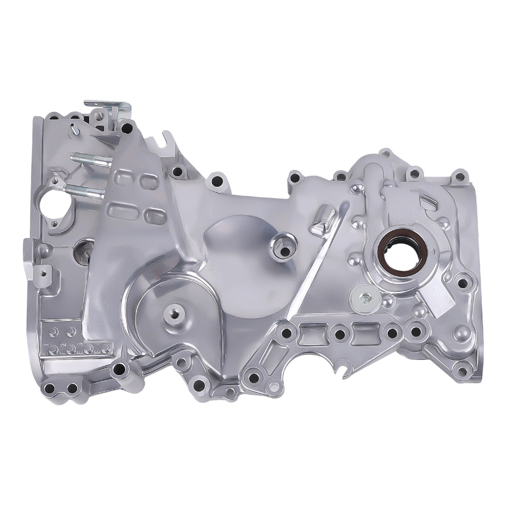 Engine Oil Pump Timing Chain Cover + Crankshaft RodsBearing Set compatible for Hyundai