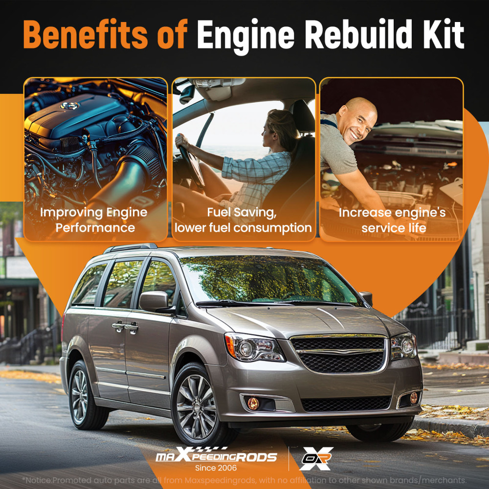 Timing Chain Kit Head Gaskets Bolts Kit compatible for Dodge Jeep RAM Chrysler 3.6L V6