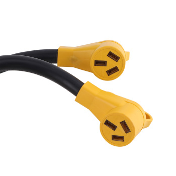 10-50P Male to NEMA 2*10-50R Female Power Cord Adapter For EV compatible for Charger 3 Feet