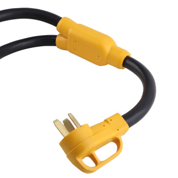 10-50P Male to NEMA 2*10-50R Female Power Cord Adapter For EV compatible for Charger 3 Feet