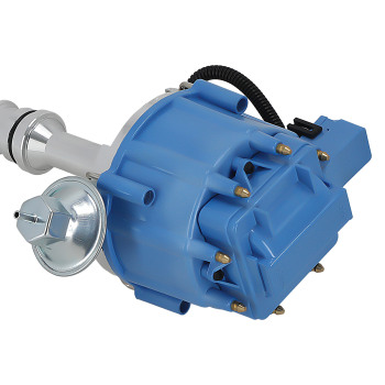 HEI Blue Cap Distributor 65K Coil compatible for Ford Windsor Small Block 351W