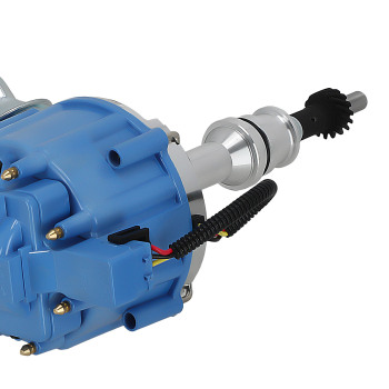 HEI Blue Cap Distributor 65K Coil compatible for Ford Windsor Small Block 351W