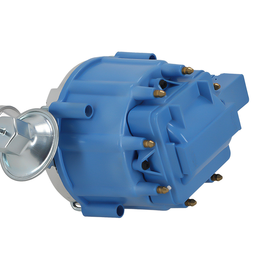 HEI Distributor 65K Volt Coil Blue compatible for Ford 351C 351M 400 429 460 V8 Engine