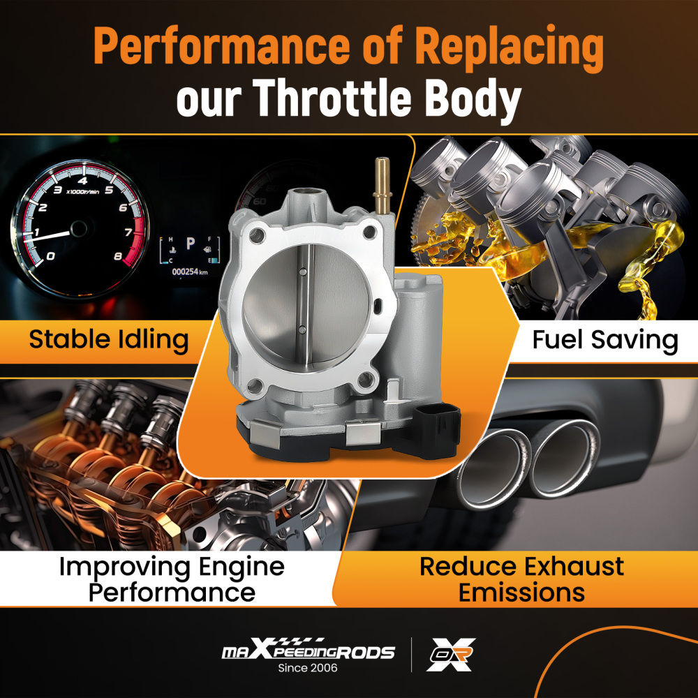 Throttle Body compatible for GMC Canyon SLE WT compatible for Chevy Colorado LT WT 2.9L 2008-12 12631018