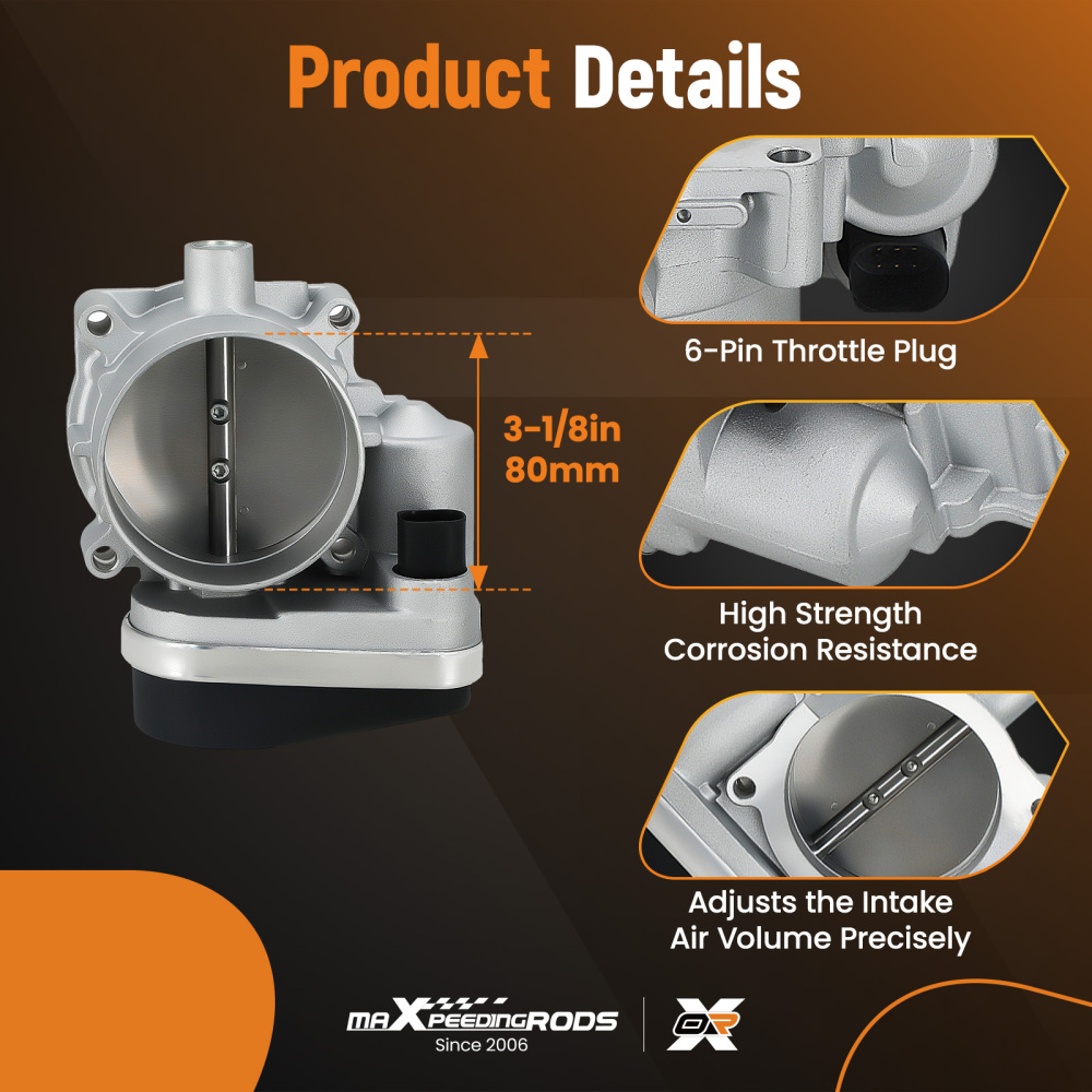 Throttle Body compatible for Chrysler 300 compatible for Dodge Charger compatible for Jeep Grand Cherokee 5.7L 2005-2012