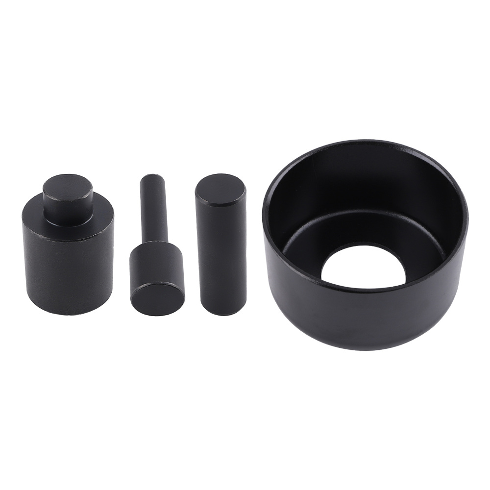 6-Piece Press Accessory Kit For 50T Hydraulic Press Carbon Steel Plates Punches