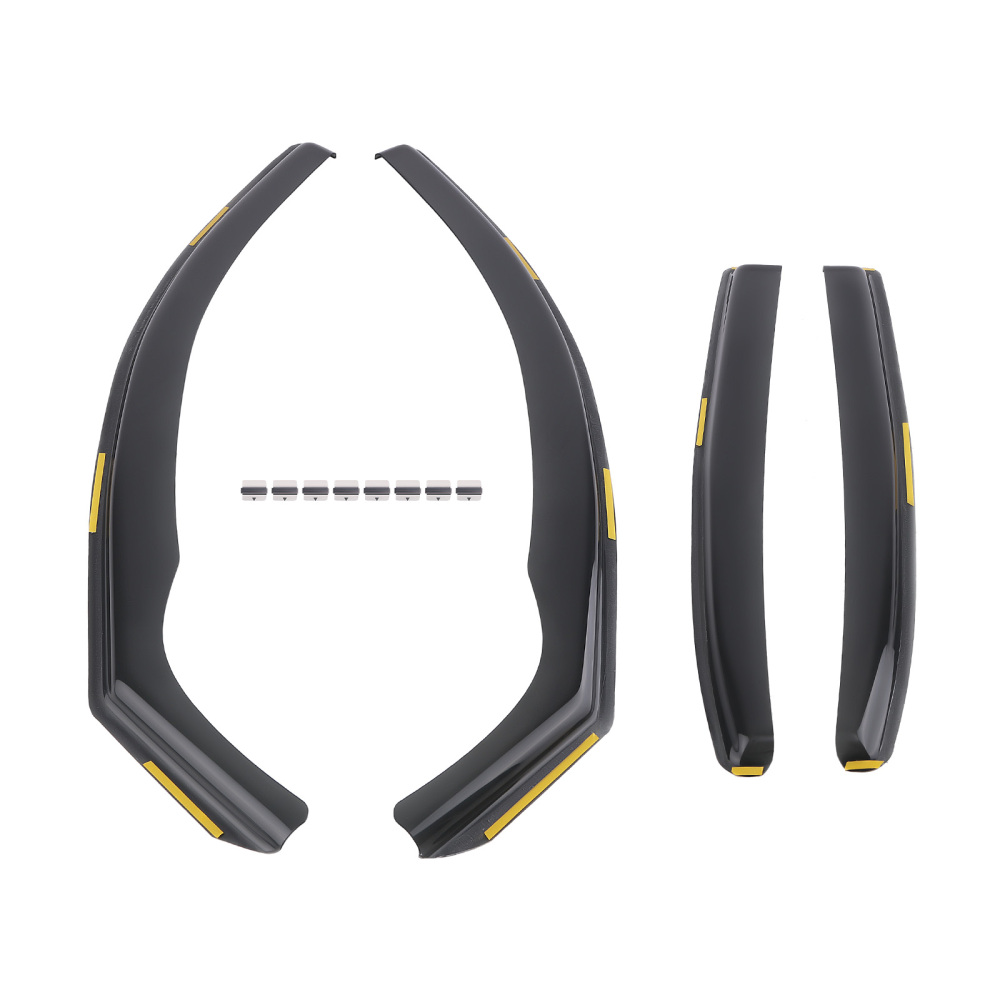 Wind Deflectors 4pc Tinted compatible for BMW 3 Series F30 2012-2018 4 Door Saloon