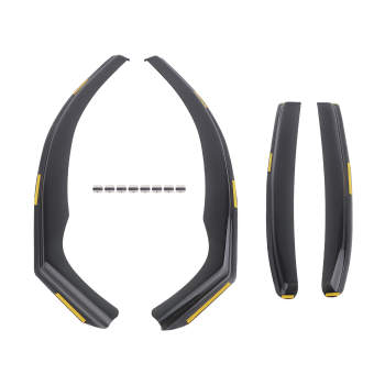 Wind Deflectors 4pc Tinted compatible for BMW 3 Series F30 2012-2018 4 Door Saloon