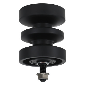 Track Lower Roller for Vermeer S725TX S800TX S925TX 50Mn Steel Black 163749140