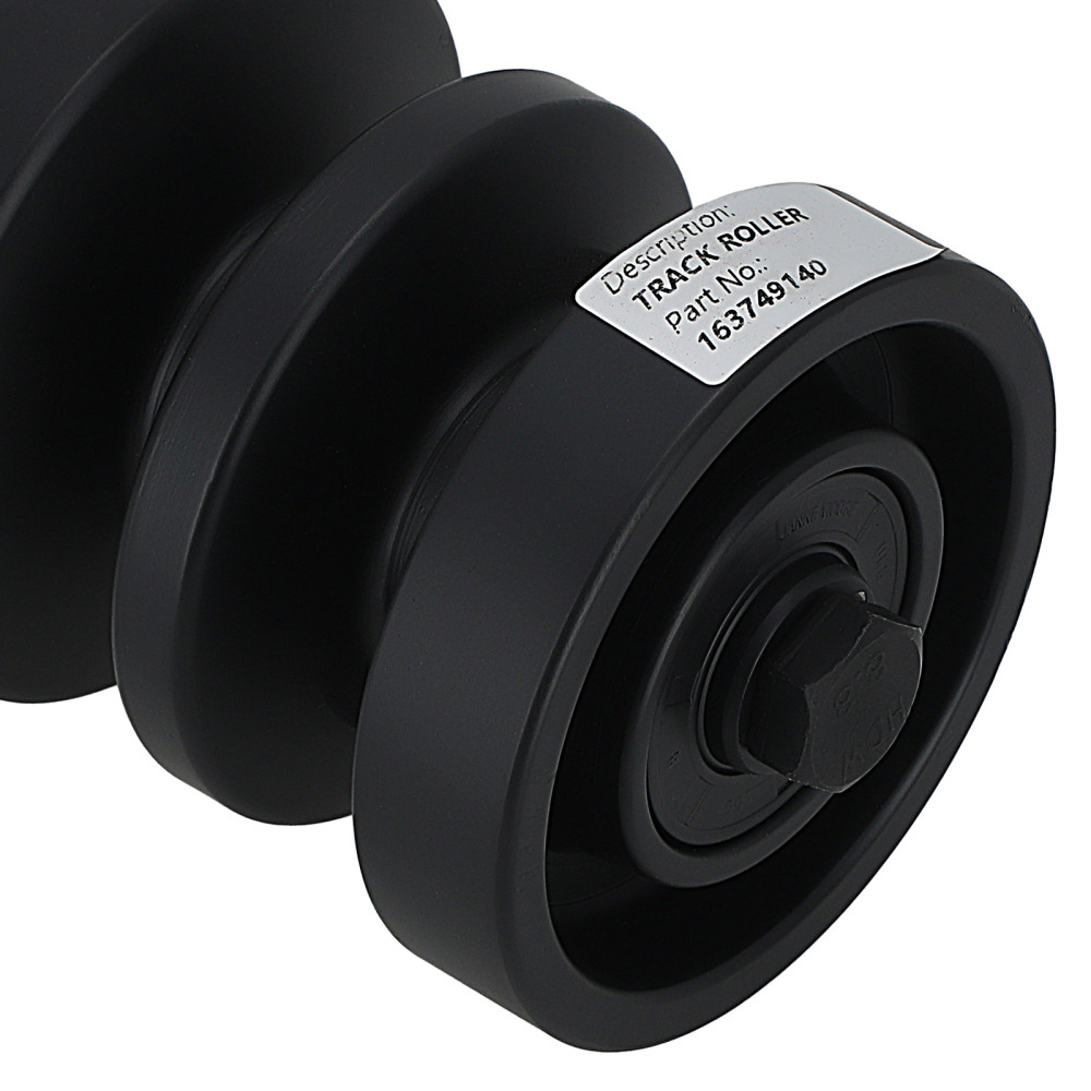 Track Lower Roller for Vermeer S725TX S800TX S925TX 50Mn Steel Black 163749140