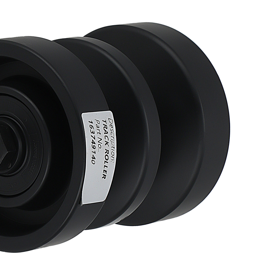 Track Lower Roller for Vermeer S725TX S800TX S925TX 50Mn Steel Black 163749140