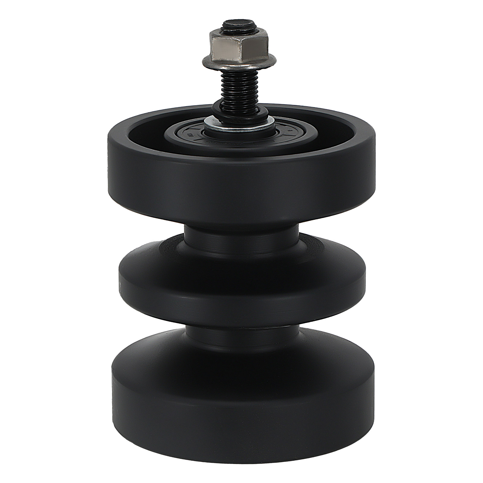 Track Lower Roller for Vermeer S725TX S800TX S925TX 50Mn Steel Black 163749140