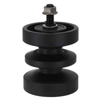 Track Lower Roller for Vermeer S725TX S800TX S925TX 50Mn Steel Black 163749140