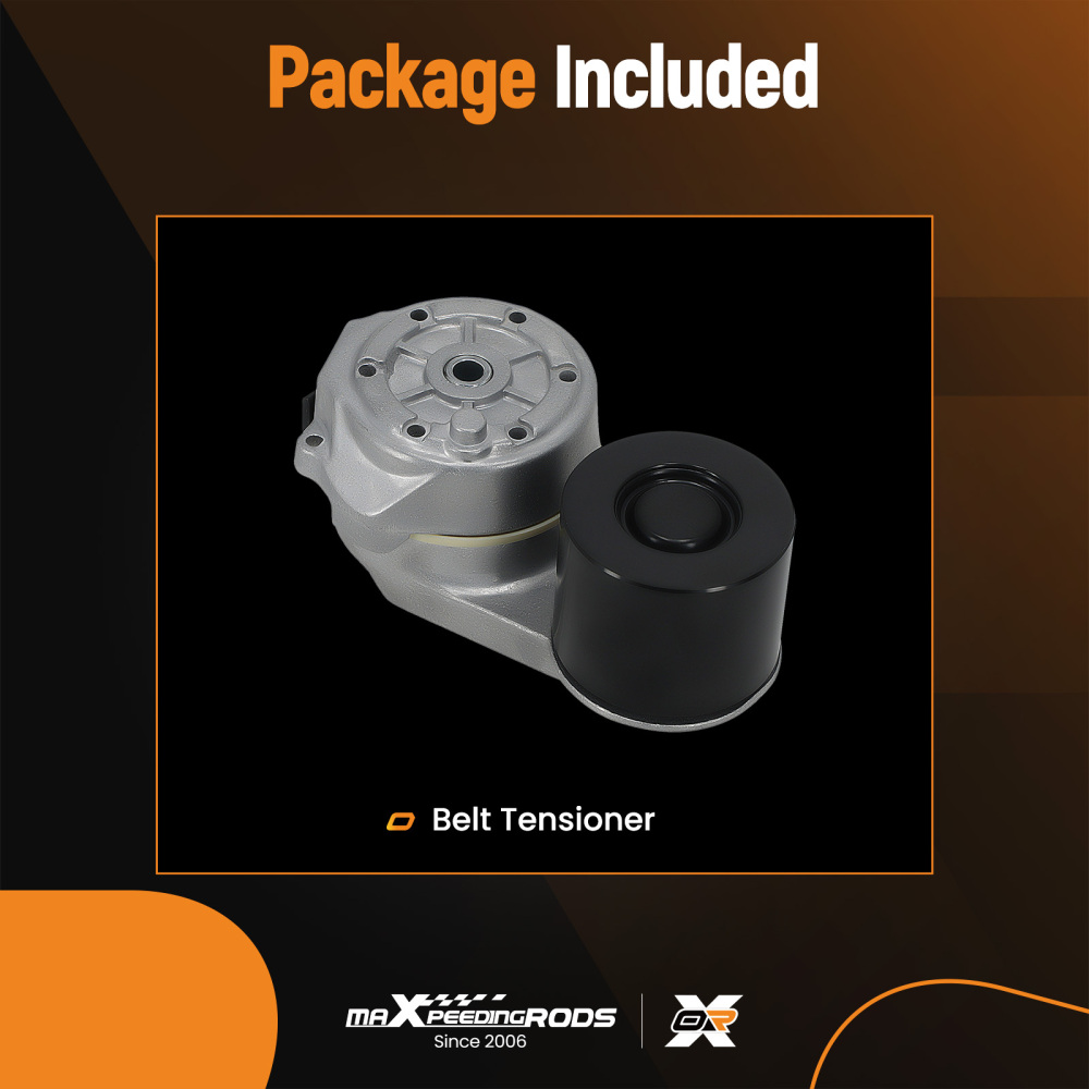 Belt TensionerPulley compatible for Cummins ISX QSX compatible for Volvo VNL VNM compatible for Freightliner FS65