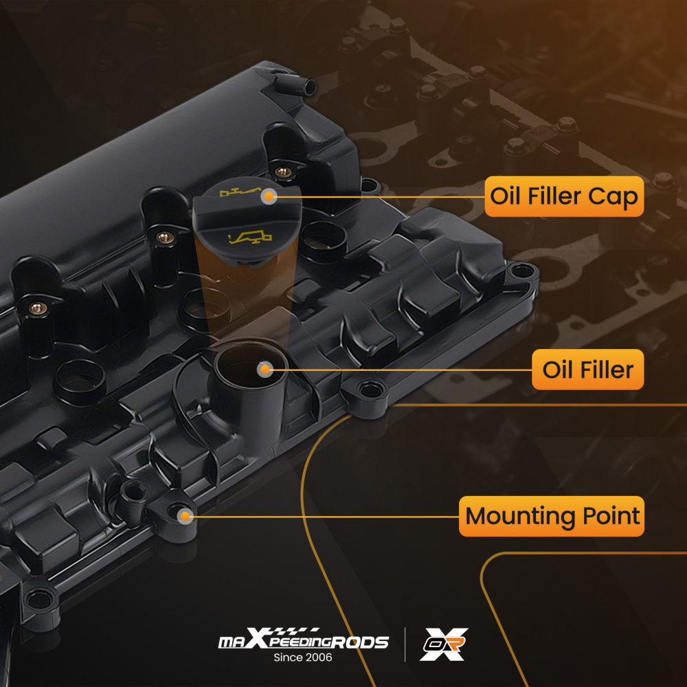 Engine Cover with Gasket compatible for Mazda 6 2.5L 2014-2020 PY0110210A