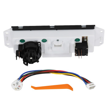 Compatible for AC Heater Climate Control Unit Switch compatible for Jeep Wrangler 2005-2006 55056558AA