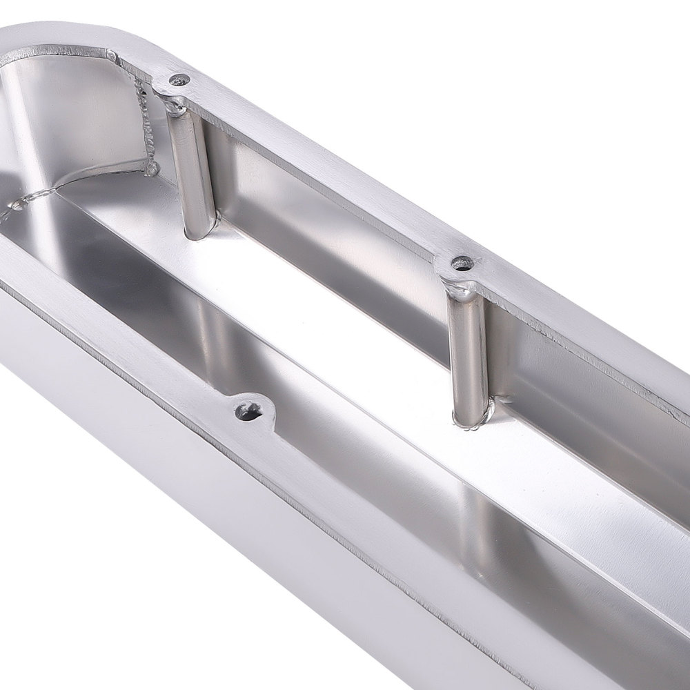 Tall Valve Covers compatible for Ford 289 302 351W SBF V8 Polished Aluminum w/ Long Bolts