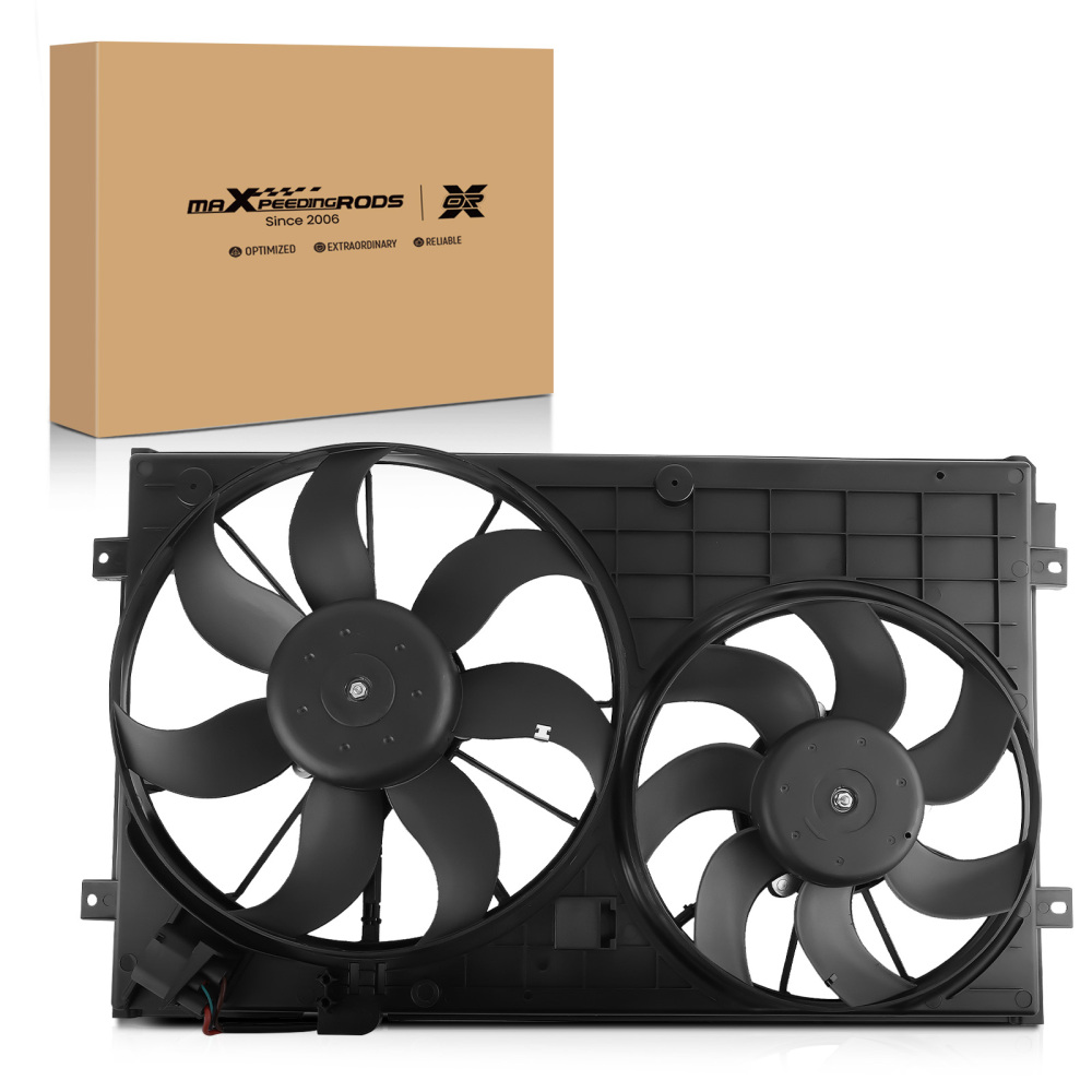 Cooling Fan compatible for Volkswagen Jetta/Compatible for Golf/Rabbit 1.9L/2.5L 1K0959455ET 1K0959455N