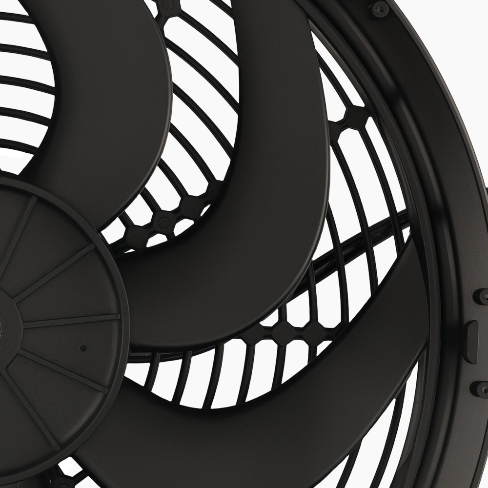 14 inch Electric Universal Fan for Radiator 900CFM 2000RPM Black Plastic 240W