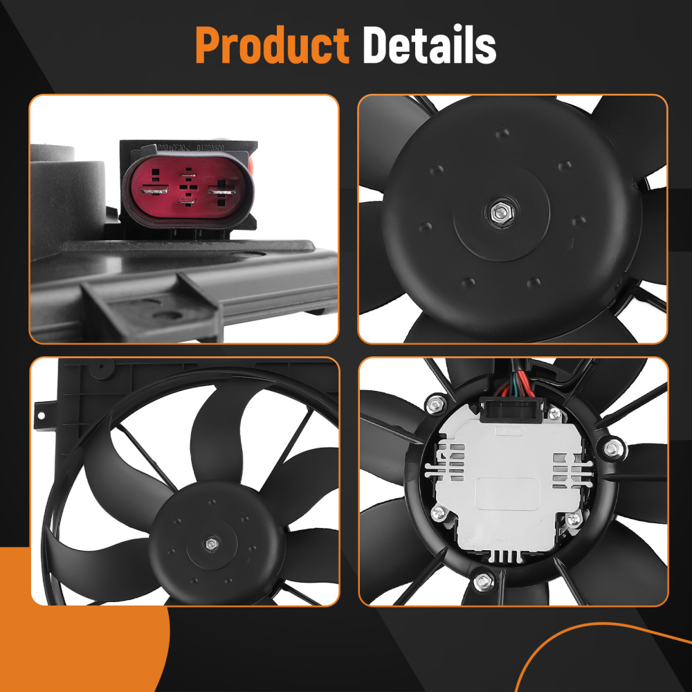 Cooling Fan compatible for Audi A3/TT compatible for Volkswagen Beetle/Jetta/Passat 1K0959455ET