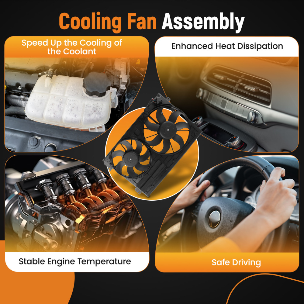 Cooling Fan compatible for Audi A3/TT compatible for Volkswagen Beetle/Jetta/Passat 1K0959455ET