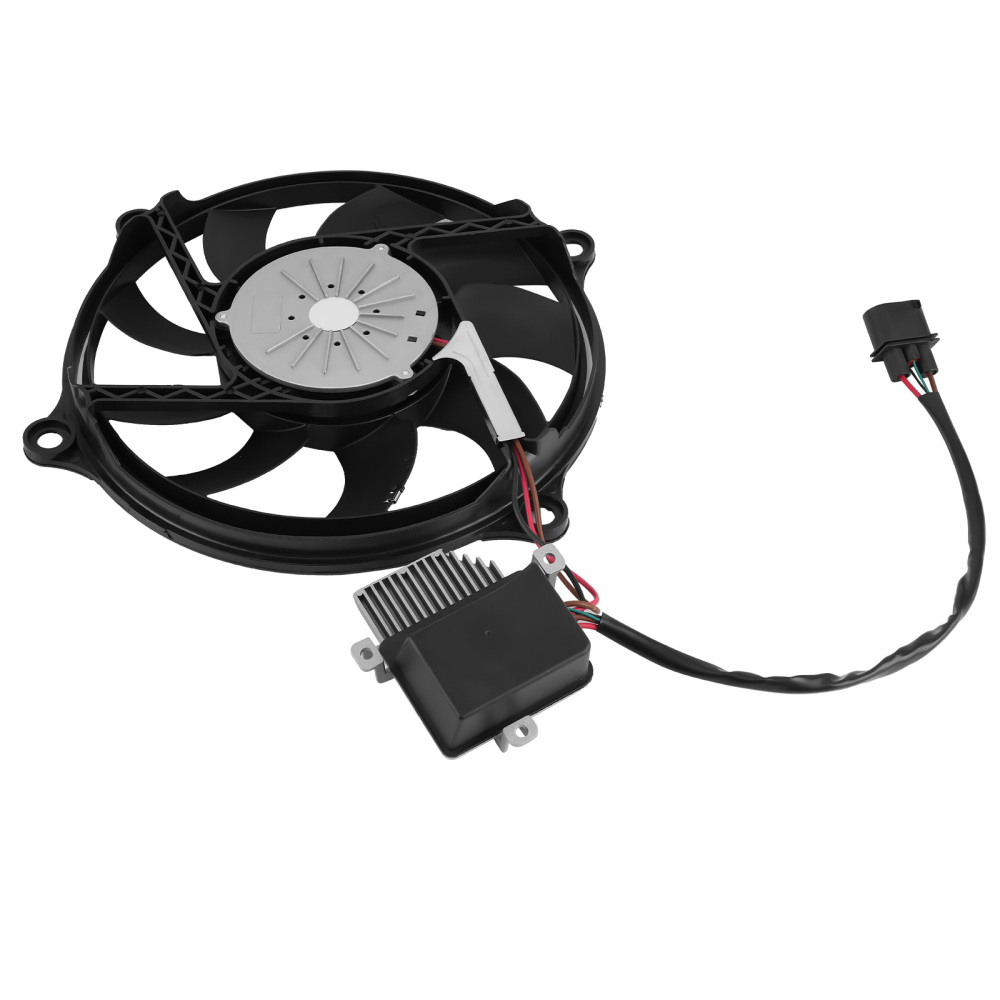 Cooling Fan compatible for VW Beetle 2.5L L5 2006-2010 1C0959455E 1C0959455F 1C0121205A