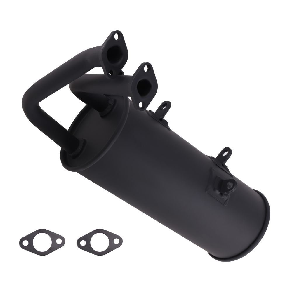 Exhaust Muffler compatible for Kawasaki Mule 2500 2510 3000 4000 1994-2020 18091-1104 Black