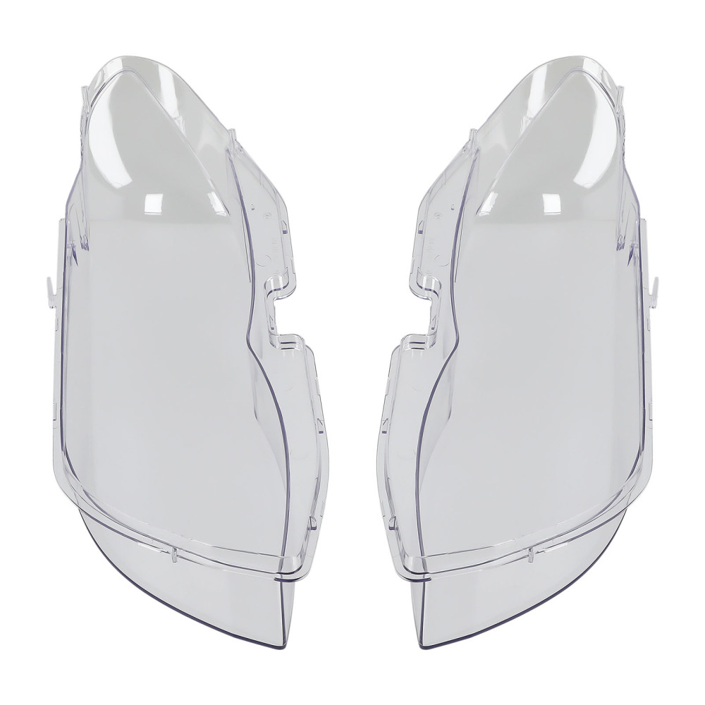 A Pair Headlight Lens Cover compatible for BMW X5 E53 2004-2006 63117166803 63117166817