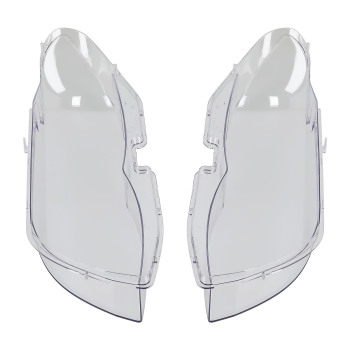 A Pair Headlight Lens Cover compatible for BMW X5 E53 2004-2006 63117166803 63117166817