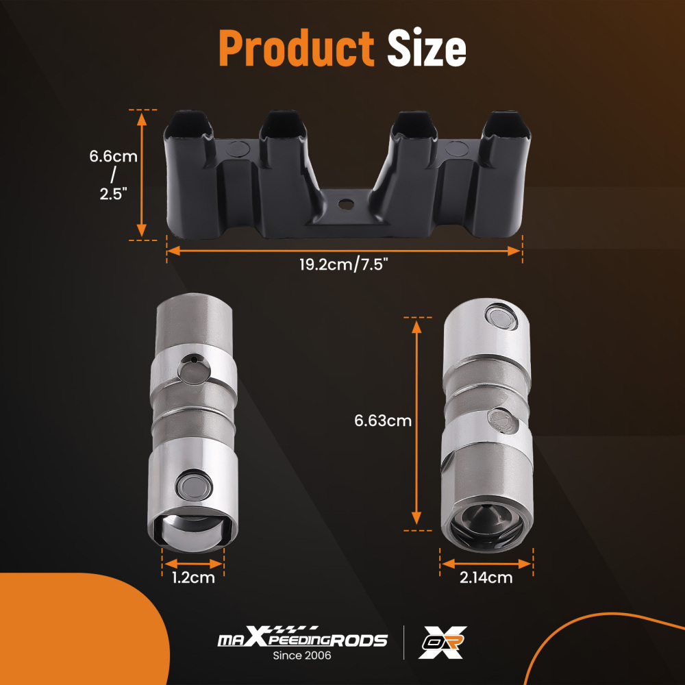 Engine Roller Lifters Kit compatible for GM Chevy 1992-2014 4.8L-6.0L Replace HL124